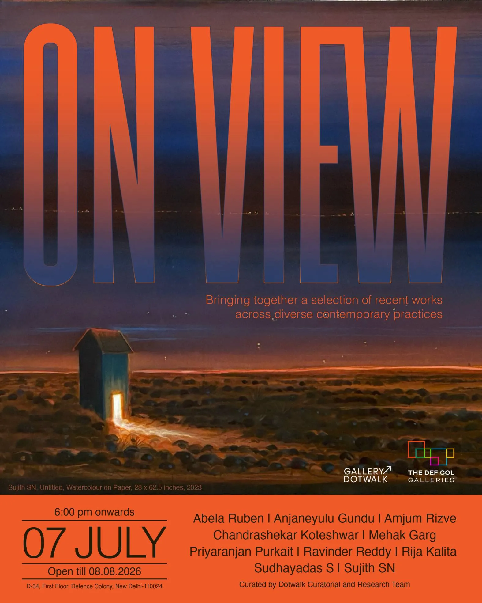 On View: Bringing together a selection of recent works across diverse contemporary practices